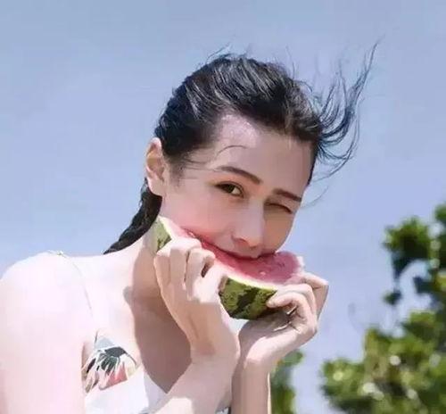 女生头像吃瓜图片大全